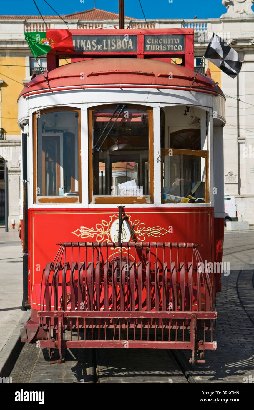 Tram Lisbon Portugal Stock Photo
