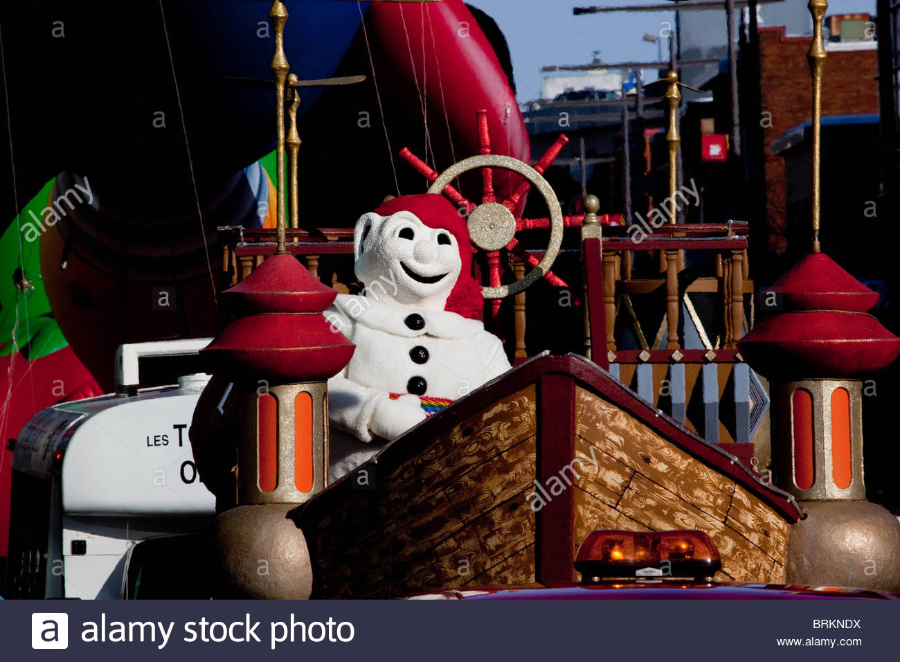 Bon Homme is the official mascot of the Carnival in Quebec City. Stock Photo