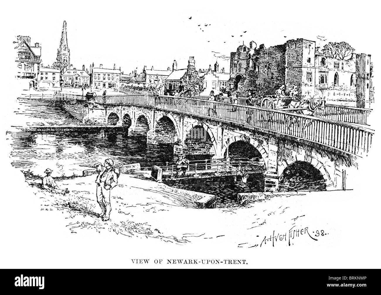 Vintage view of newark hires stock photography and images Alamy