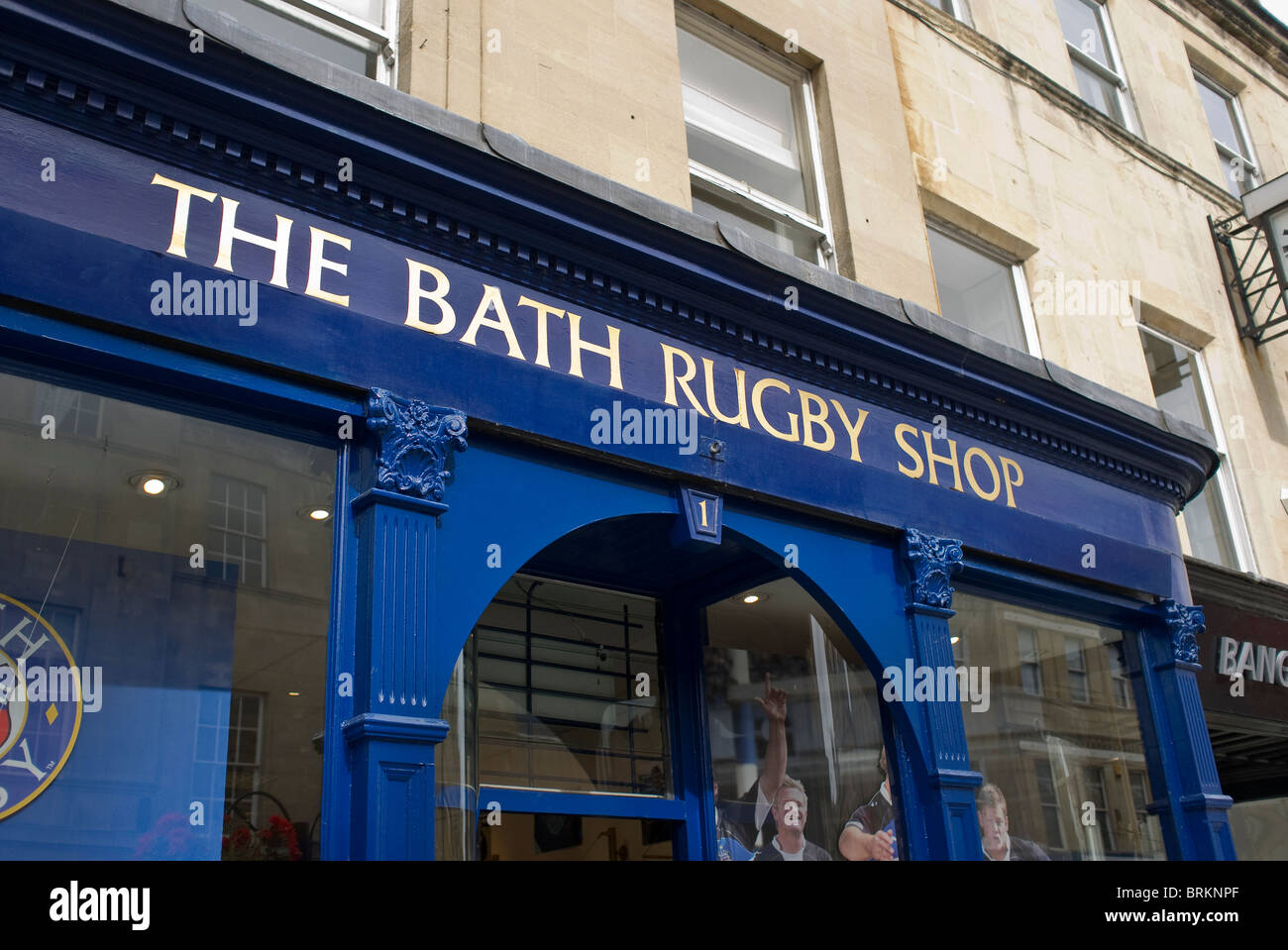 The Bath Rugby Club Shop in Bath Stock Photo Alamy