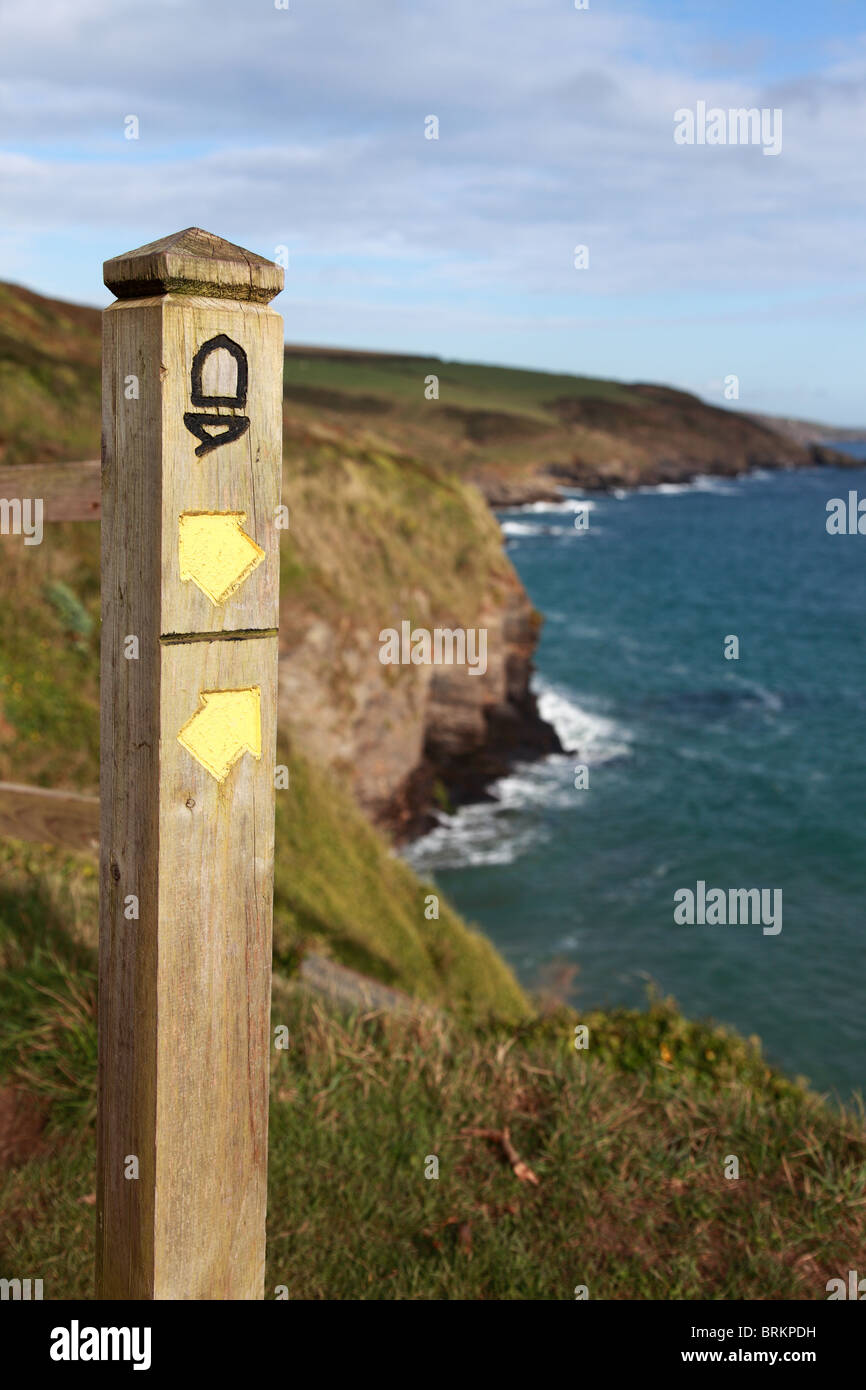 South West Coastal path, Cornwall Stock Photo