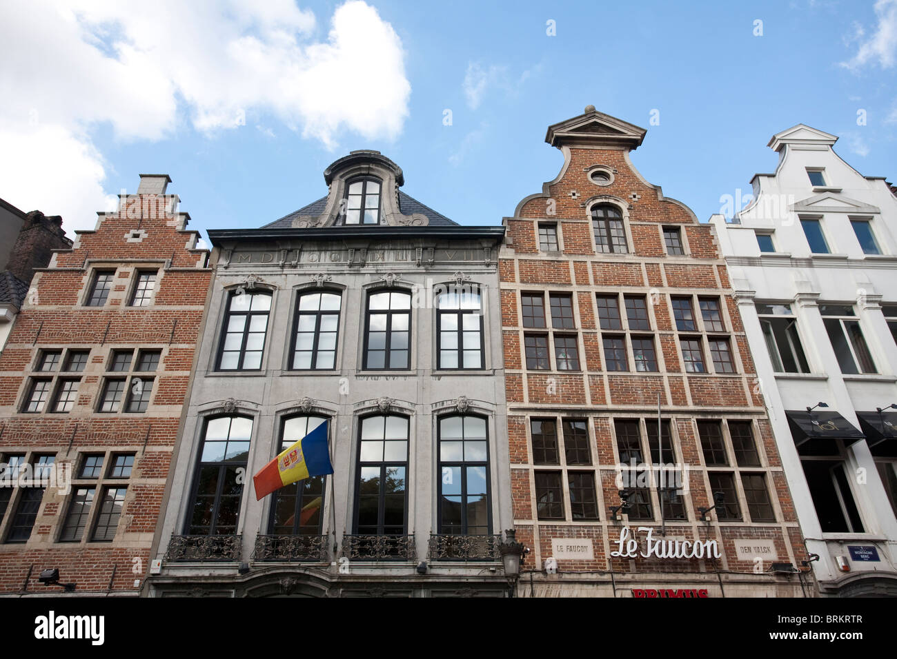 Rue de la Montagne art nouveau and art deco houses on the central streets of Brussels, Belgium. Photo:Jeff Gilbert Stock Photo