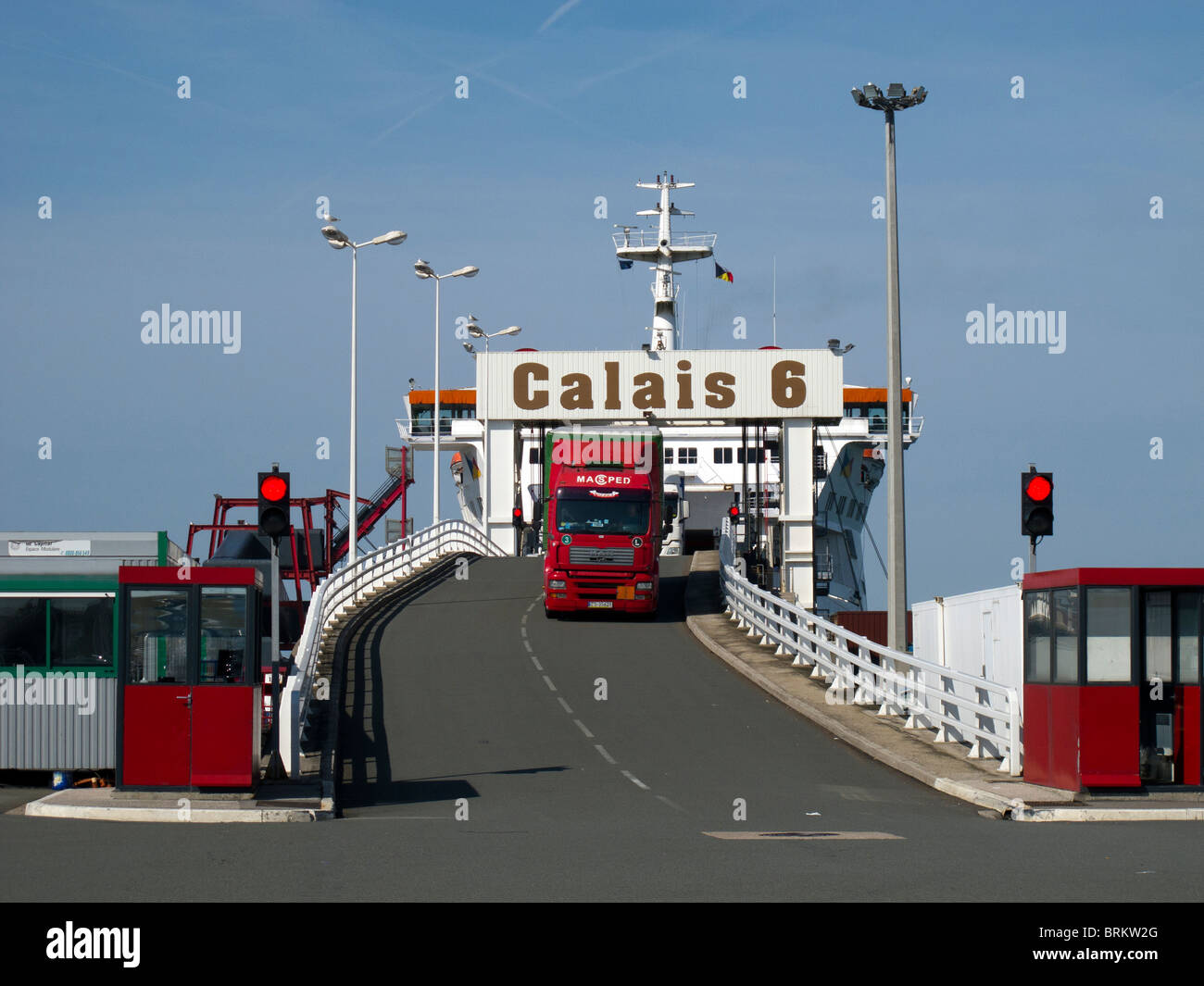 Port of calais freight port hi-res stock photography and images - Alamy