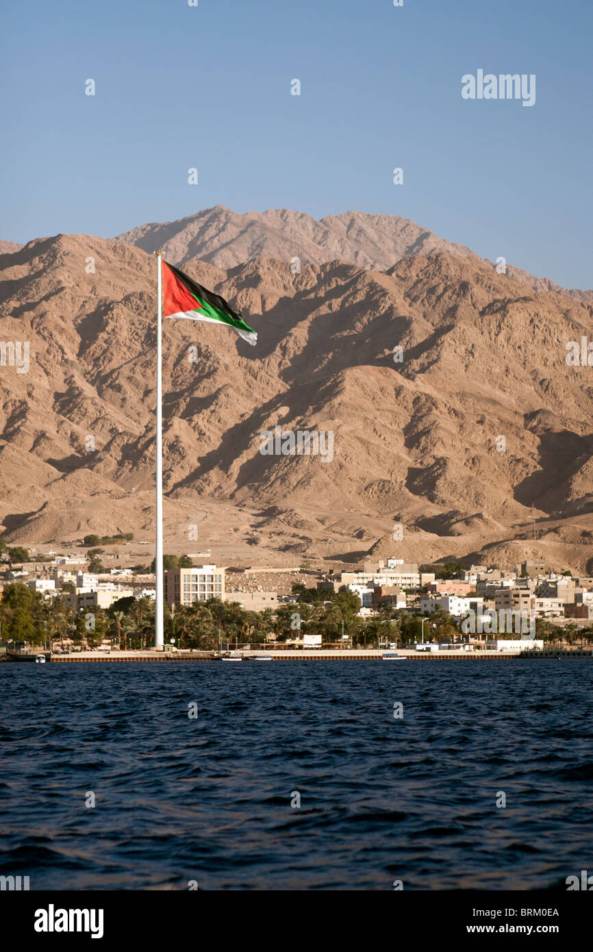The Aqaba Flagpole in Aqaba, Jordan Stock Photo Alamy