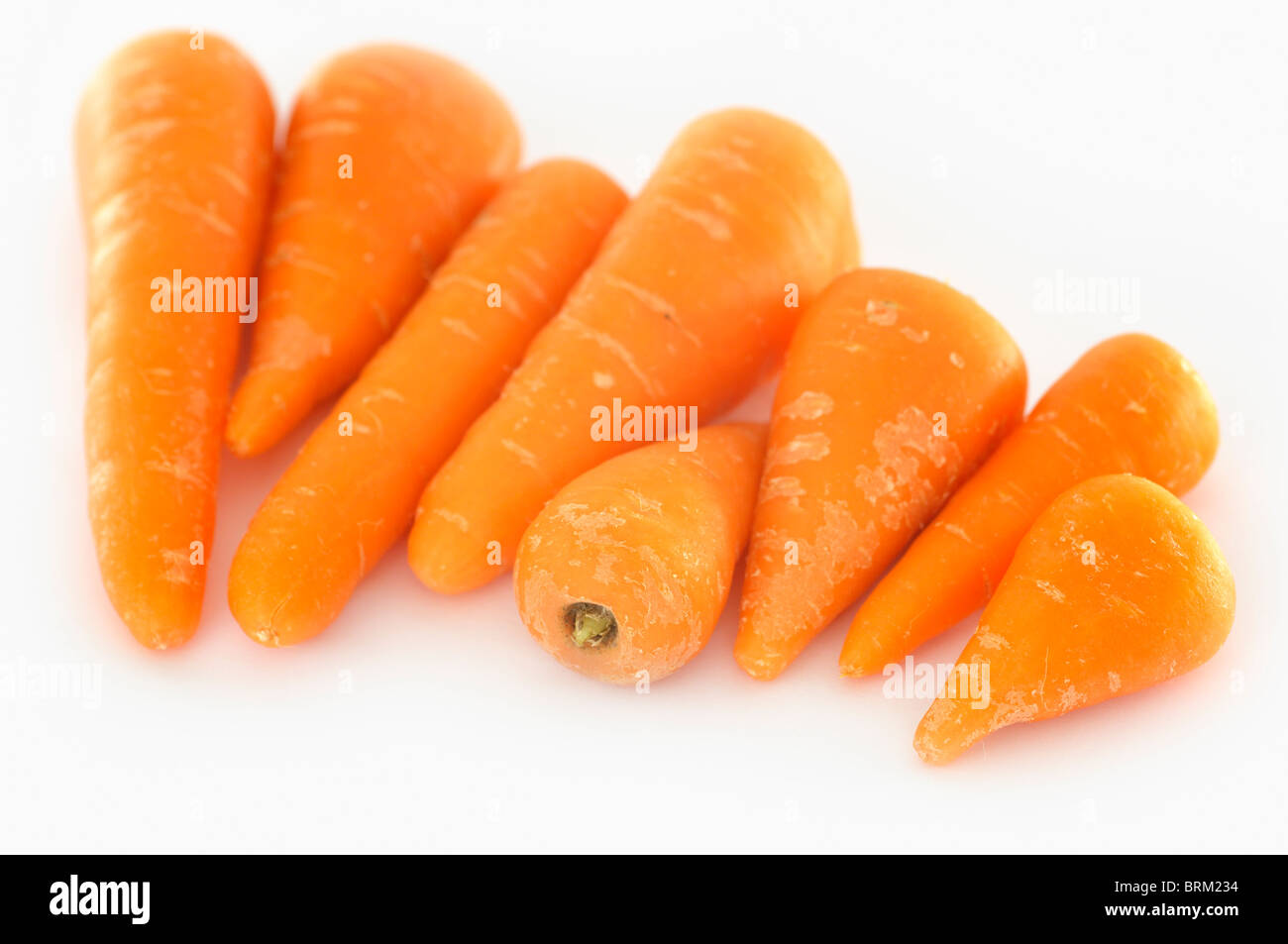 Chantenay carrots Stock Photo