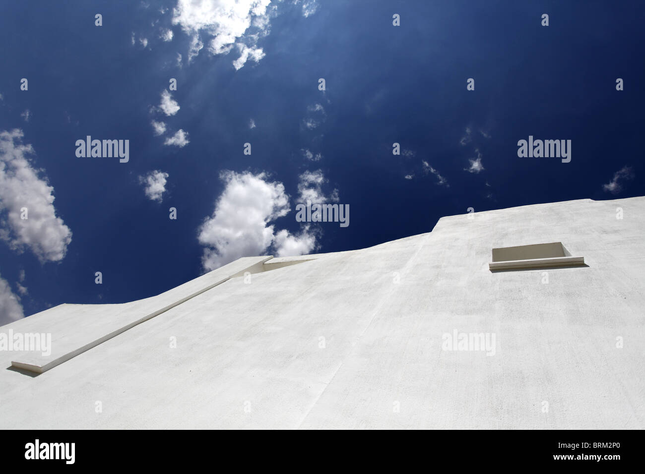 Blue and white building hi-res stock photography and images - Alamy