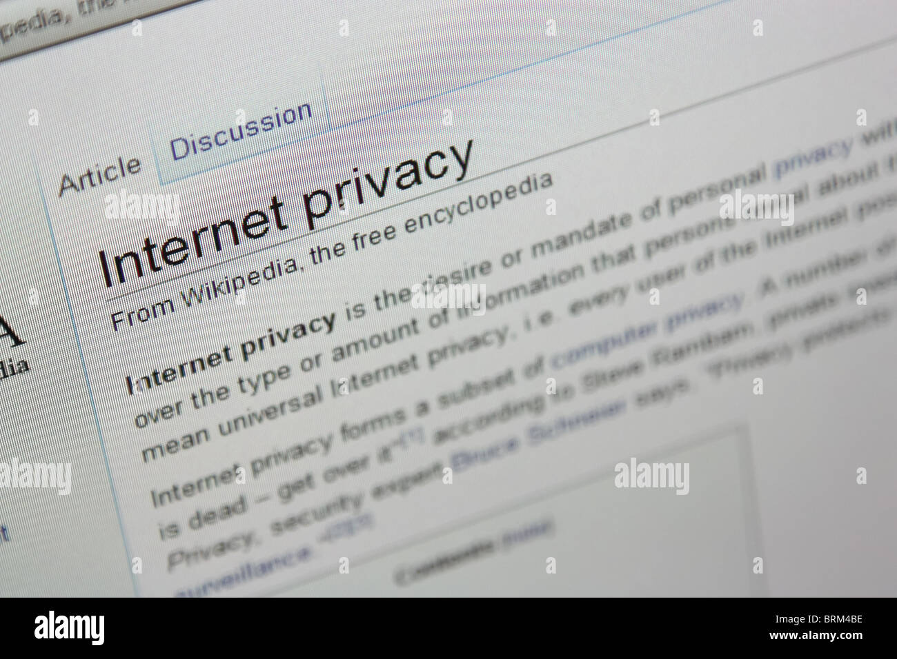 privacy definition Stock Photo Alamy
