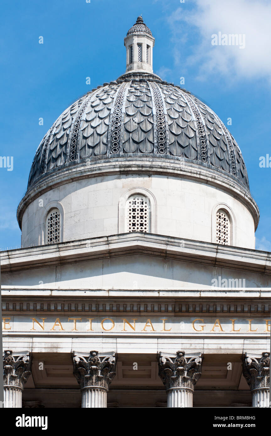 National Gallery Cupola, London, England Stock Photo