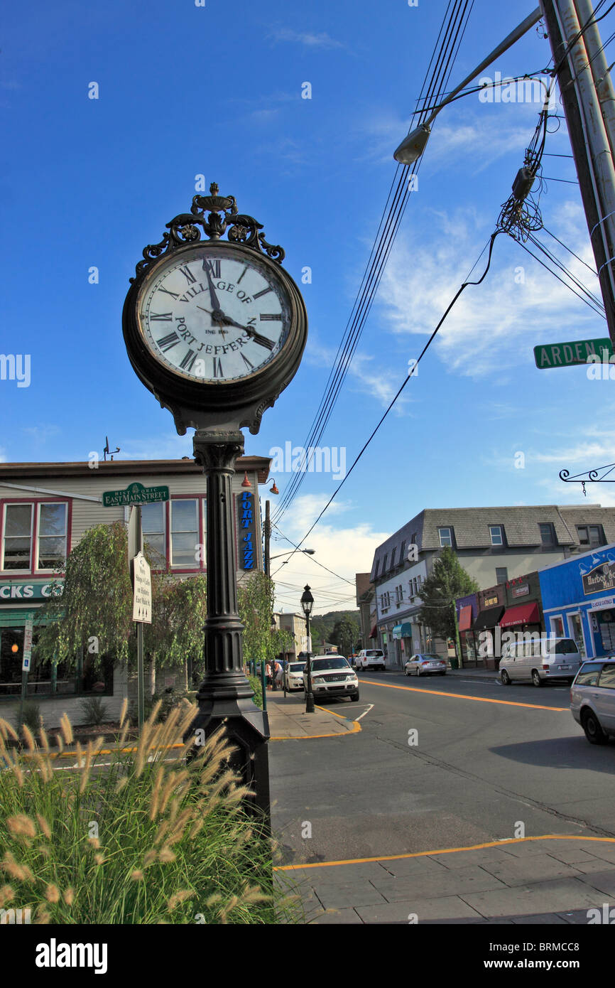 Main Street, Port Jefferson Village, Long Island NY Stock Photo - Alamy