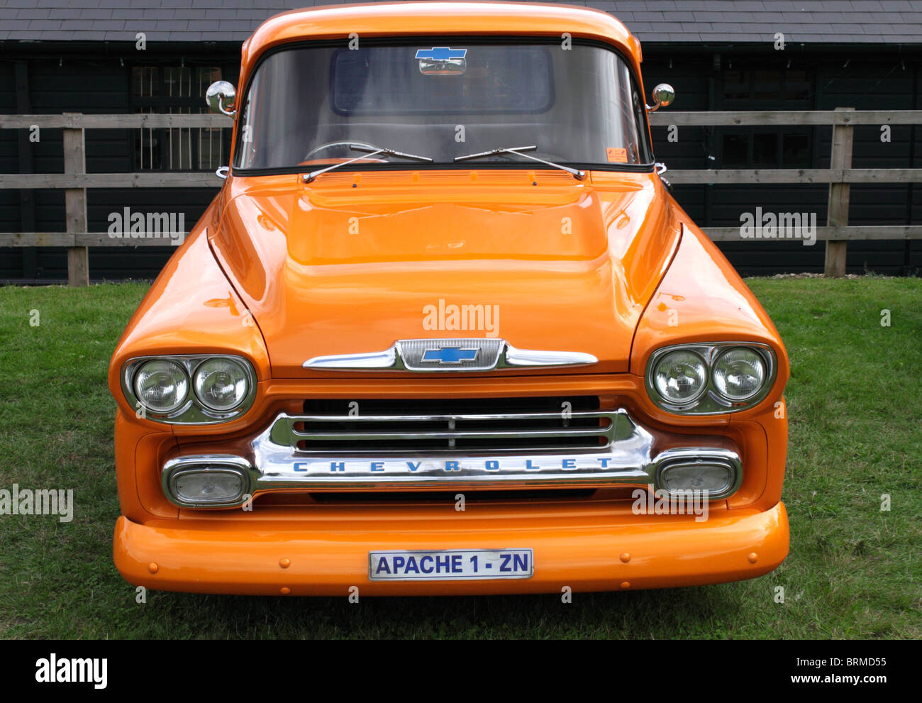 Chevrolet Apache pick up truck at Shire Horse Car Rally 2010 Stock Photo