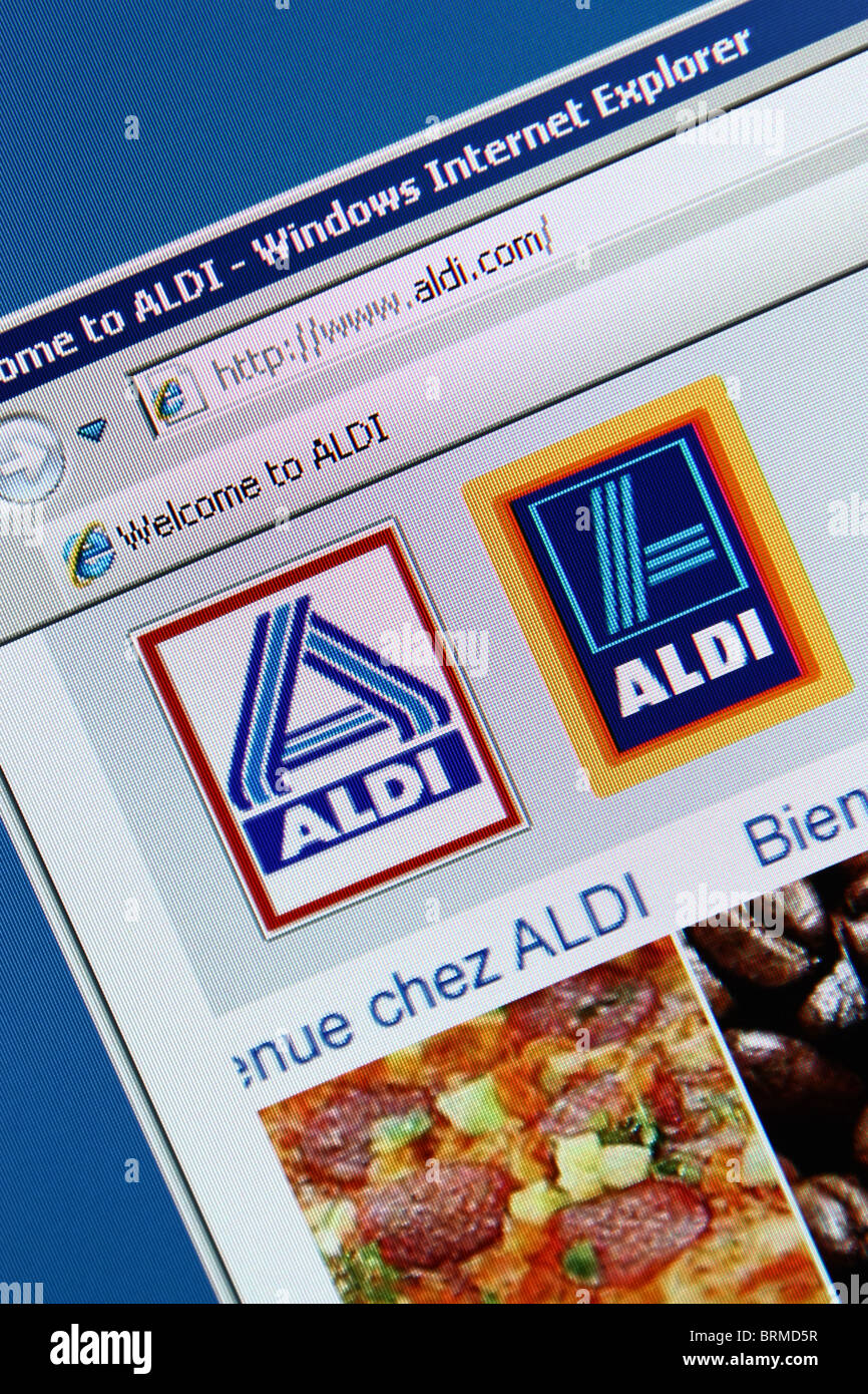 ALDI grocery shopping Stock Photo Alamy