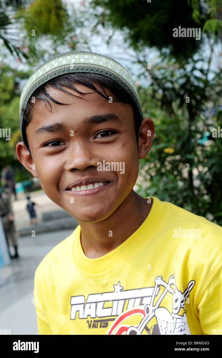 boy in bukittingi sumatra indonesia Stock Photo - Alamy