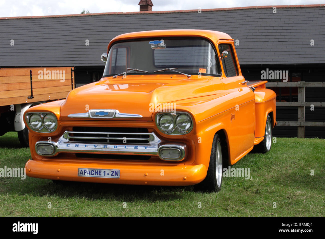 Chevrolet Apache pick up truck at Shire Horse Car Rally 2010 Stock Photo
