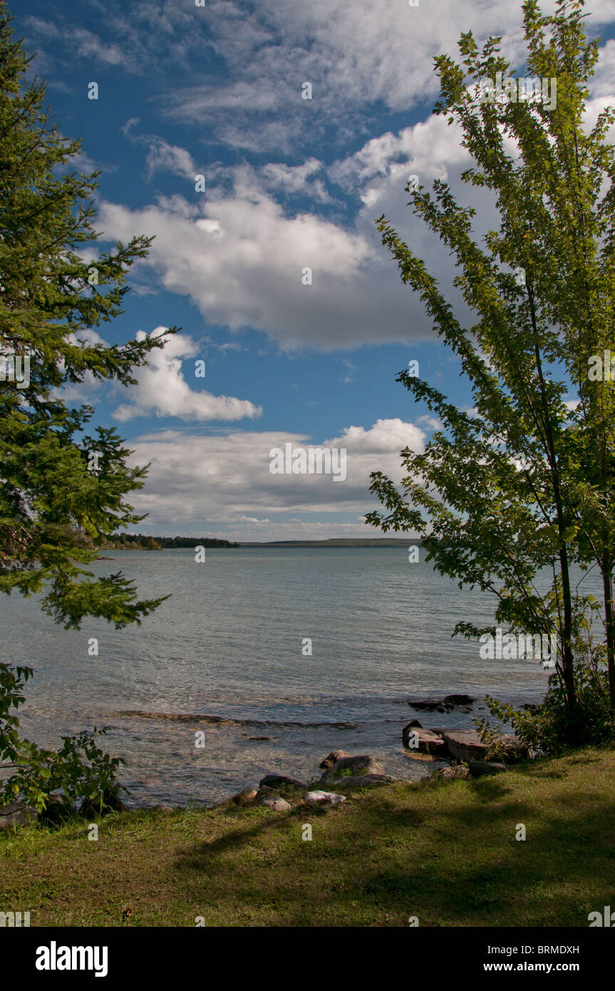 A view of Lake Manitou on Manitoulin Island Stock Photo Alamy