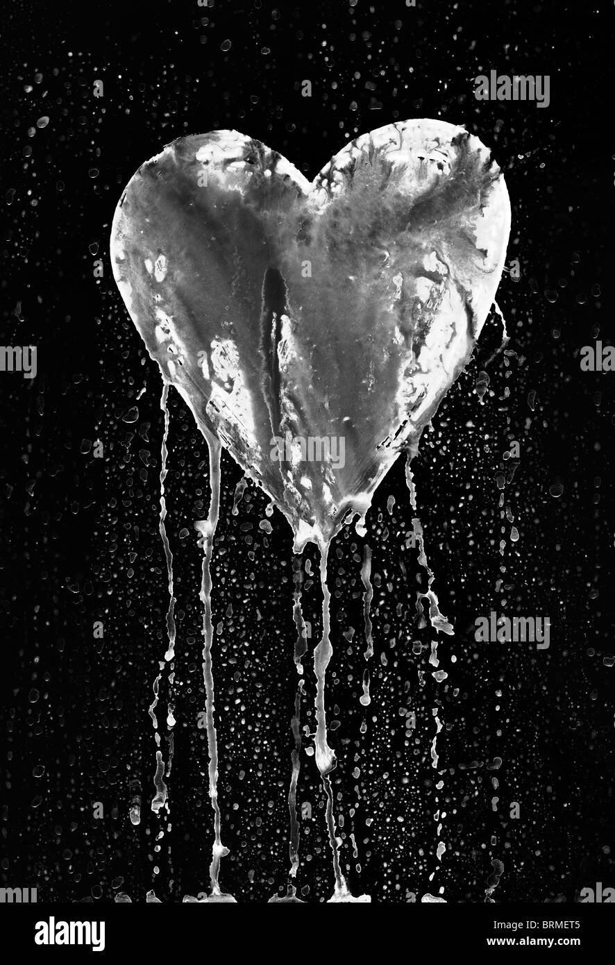 bleeding heart - symbol of love Stock Photo