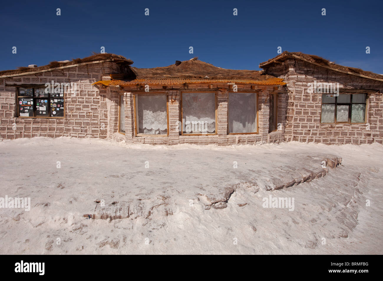 Salar de Uyuni: Salt Hotel Stock Photo