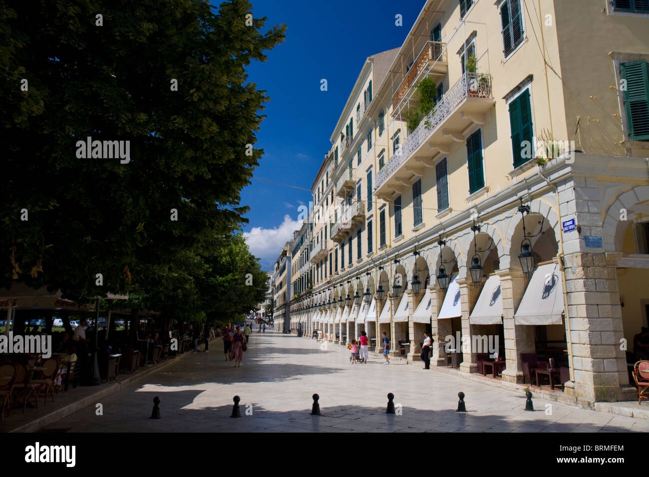 Old Corfu Town Stock Photo - Alamy