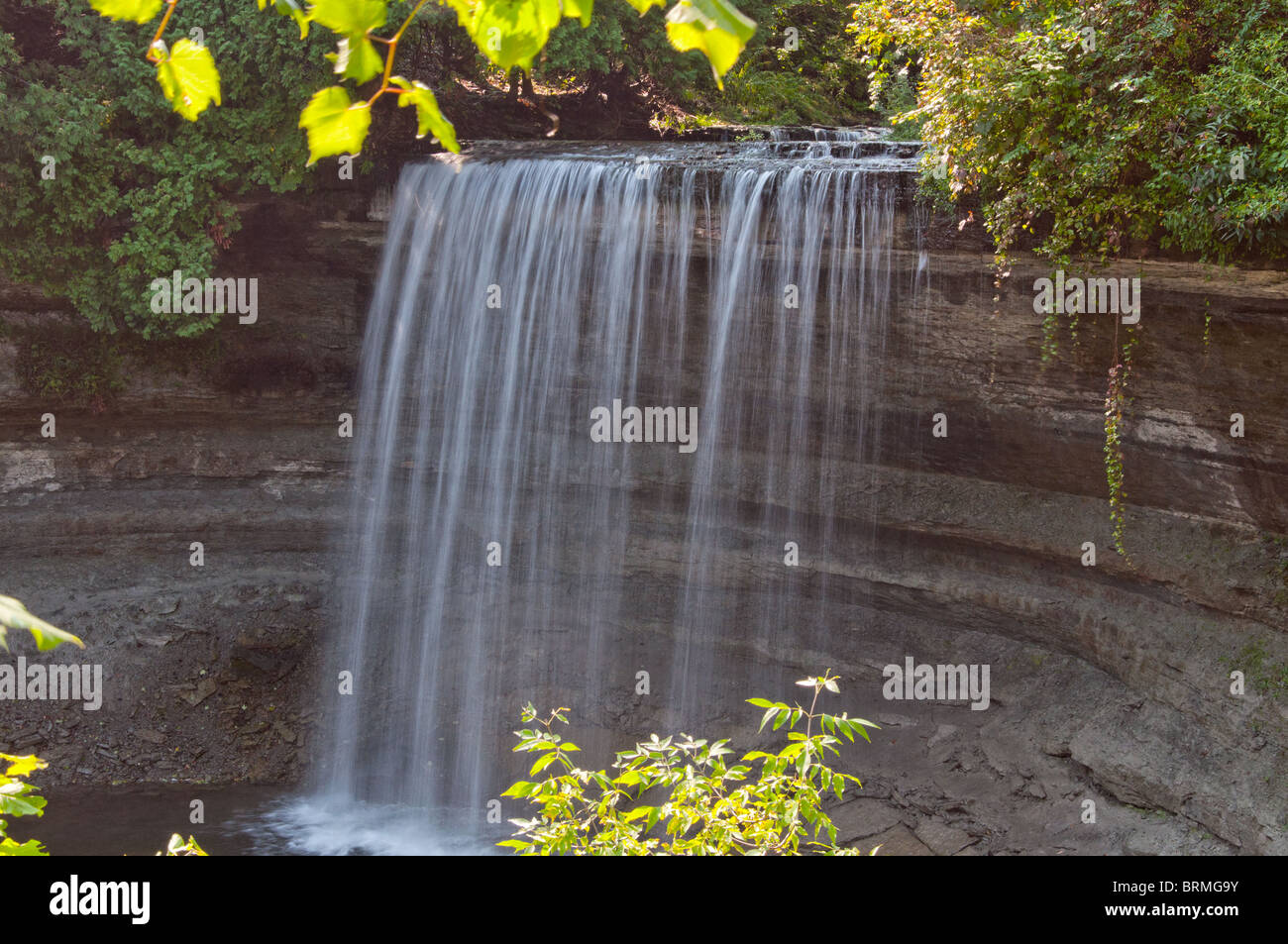 Bridal Veil Falls on Manitoulin Island Stock Photo Alamy