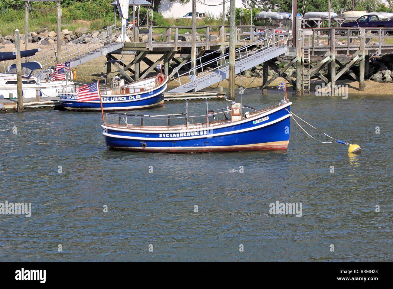 Port Jefferson Harbor, Long Island NY Stock Photo Alamy