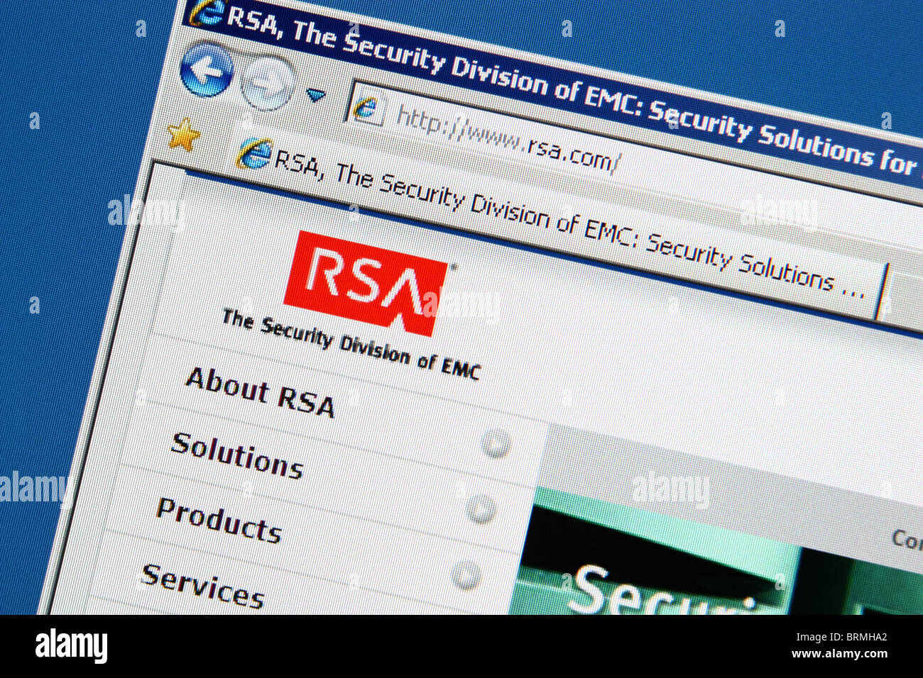 online security RSA Stock Photo