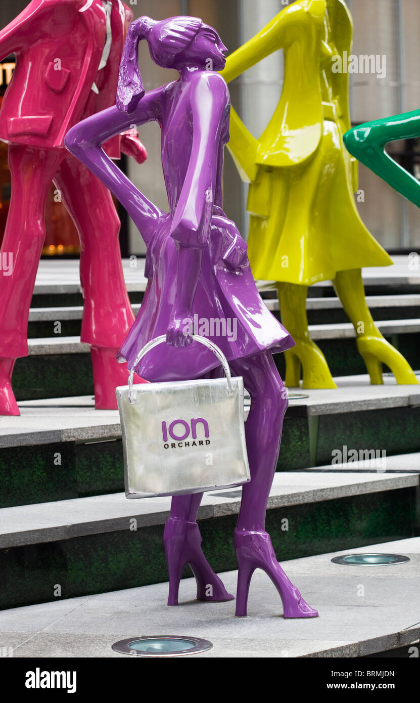 Ion Shopping Mall Orchard Road Singapore Stock Photo