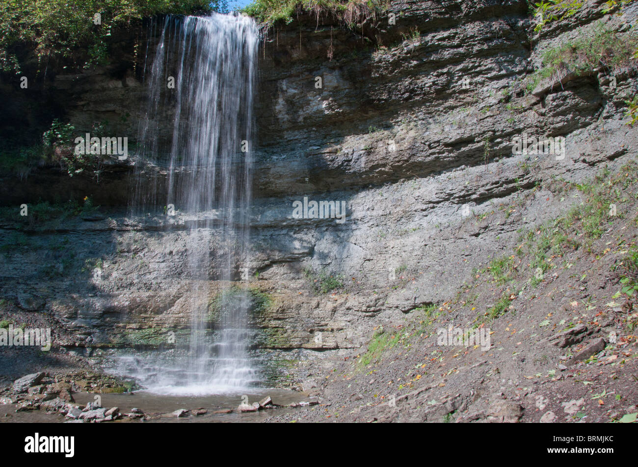 Bridal Veil Falls on Manitoulin Island Stock Photo Alamy