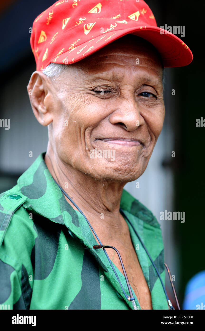 Senior man wink hi-res stock photography and images - Alamy