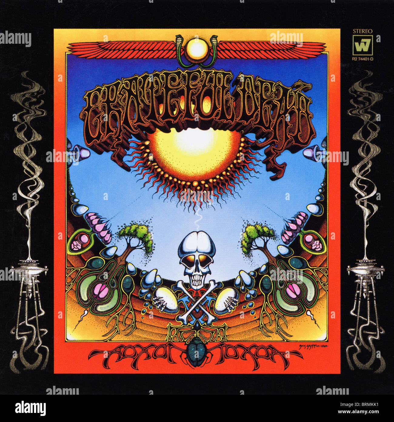 Album cover AOXOMOXOA by the Grateful Dead released 1969 by Warner Bros. Records Stock Photo