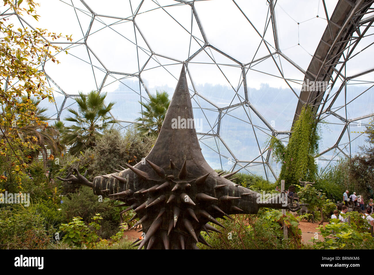 The Mediterranean dome. The Eden Project Stock Photo