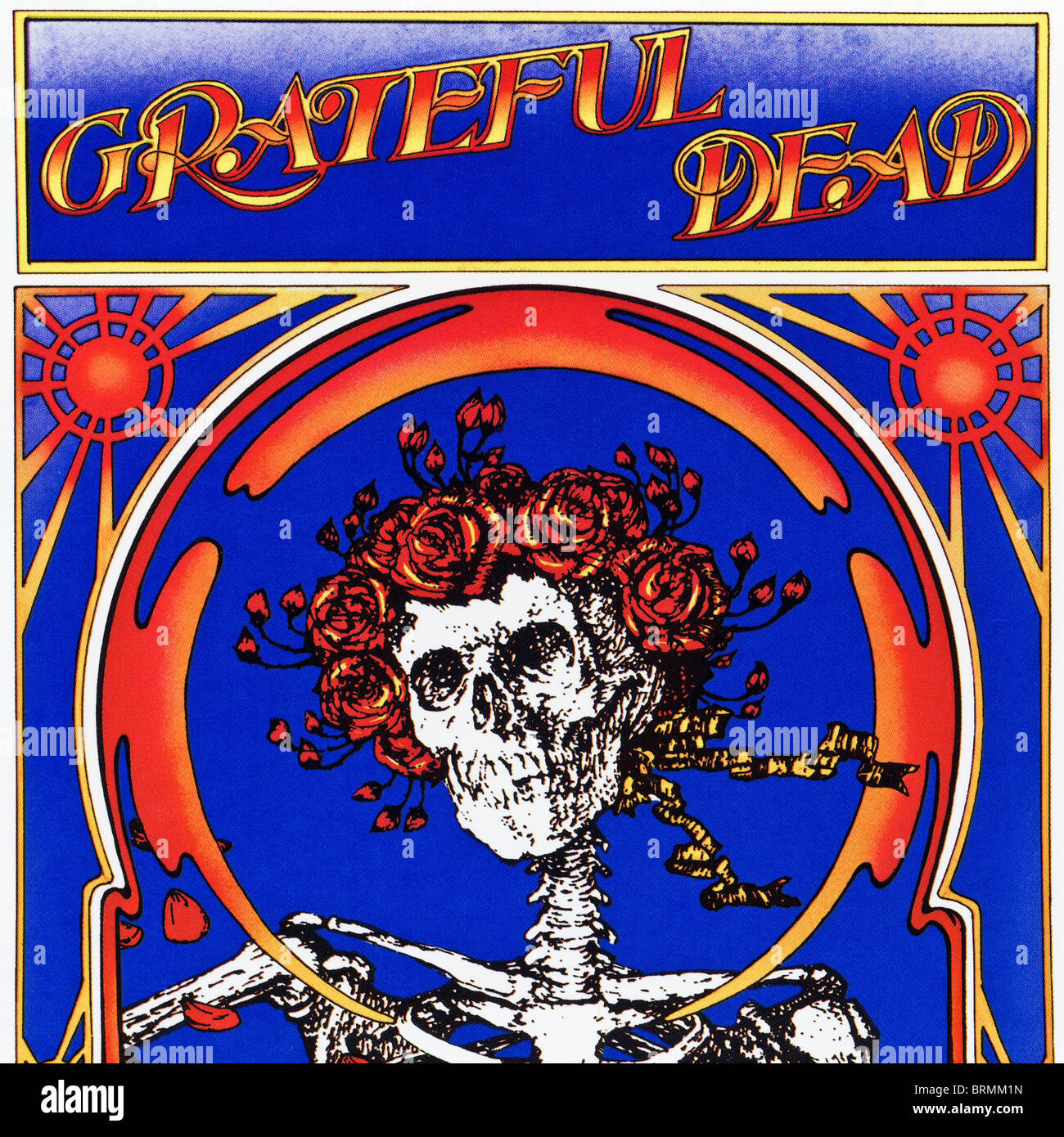 Album cover GRATEFUL DEAD album by the Grateful Dead released 1971 by Warner Bros. Records Stock Photo