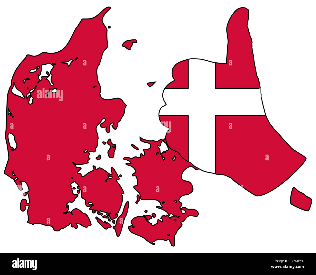 Danish hand signal Stock Photo - Alamy