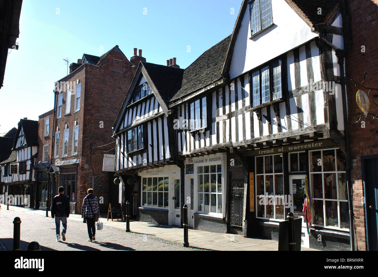 Friar Street, Worcester, Worcestershire, England, UK Stock Photo Alamy