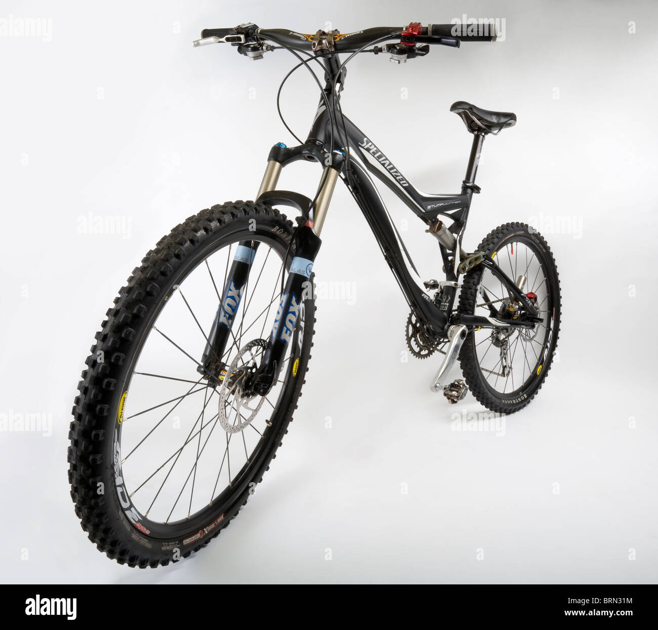 Dual suspension mountain bike Stock Photo Alamy