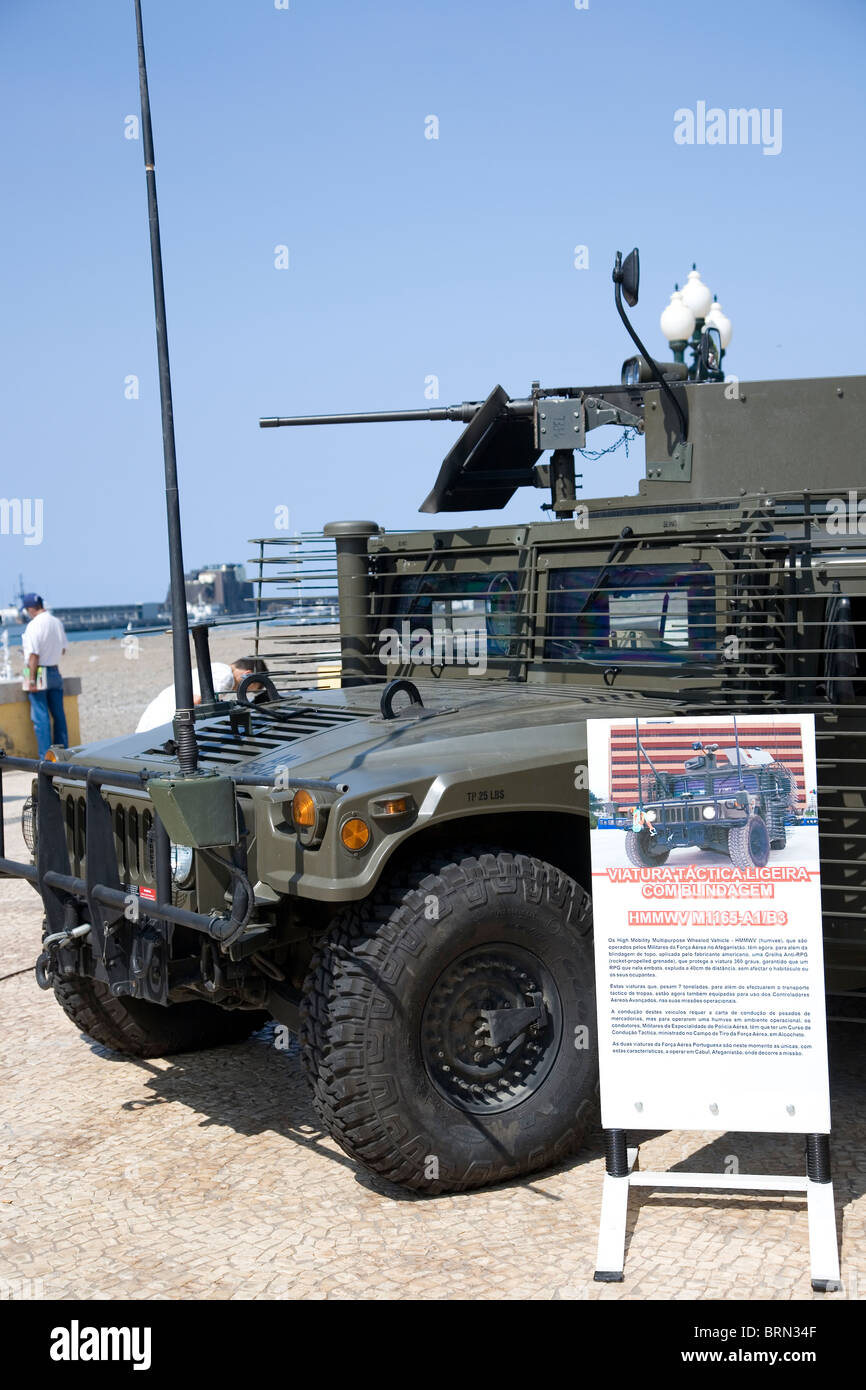 Humvee M1165 vehicle - Madeira Stock Photo