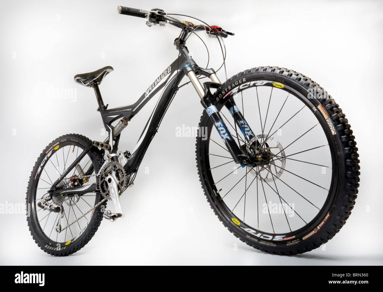 Dual suspension mountain bike Stock Photo Alamy