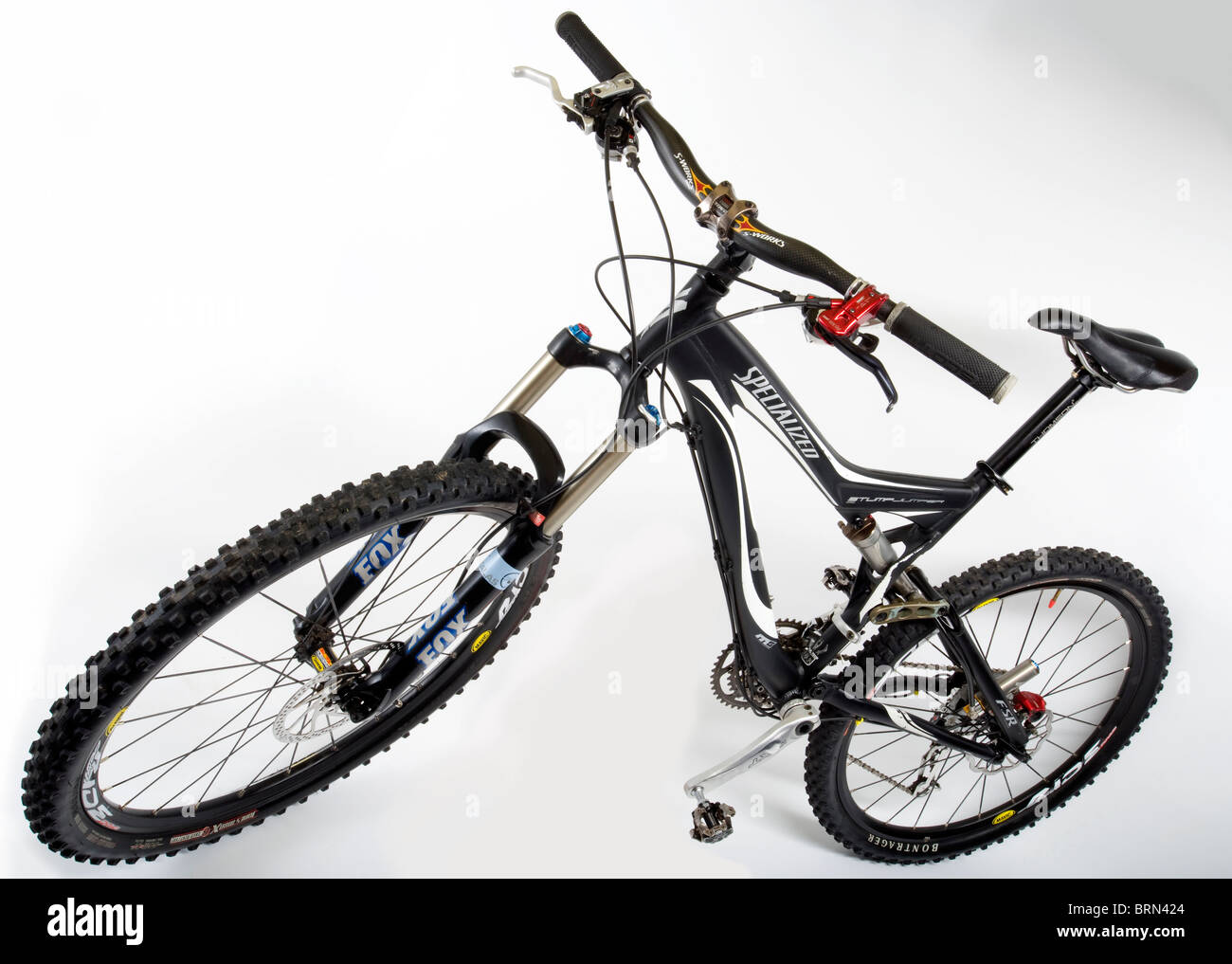 Dual suspension mountain bike Stock Photo Alamy