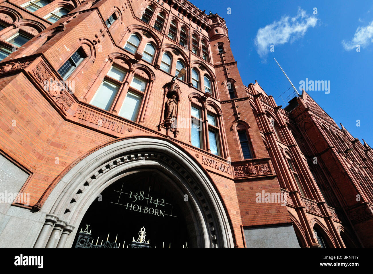 Holborn Bars, Prudential Assurance building, High Holborn, London, United Kingdom Stock Photo