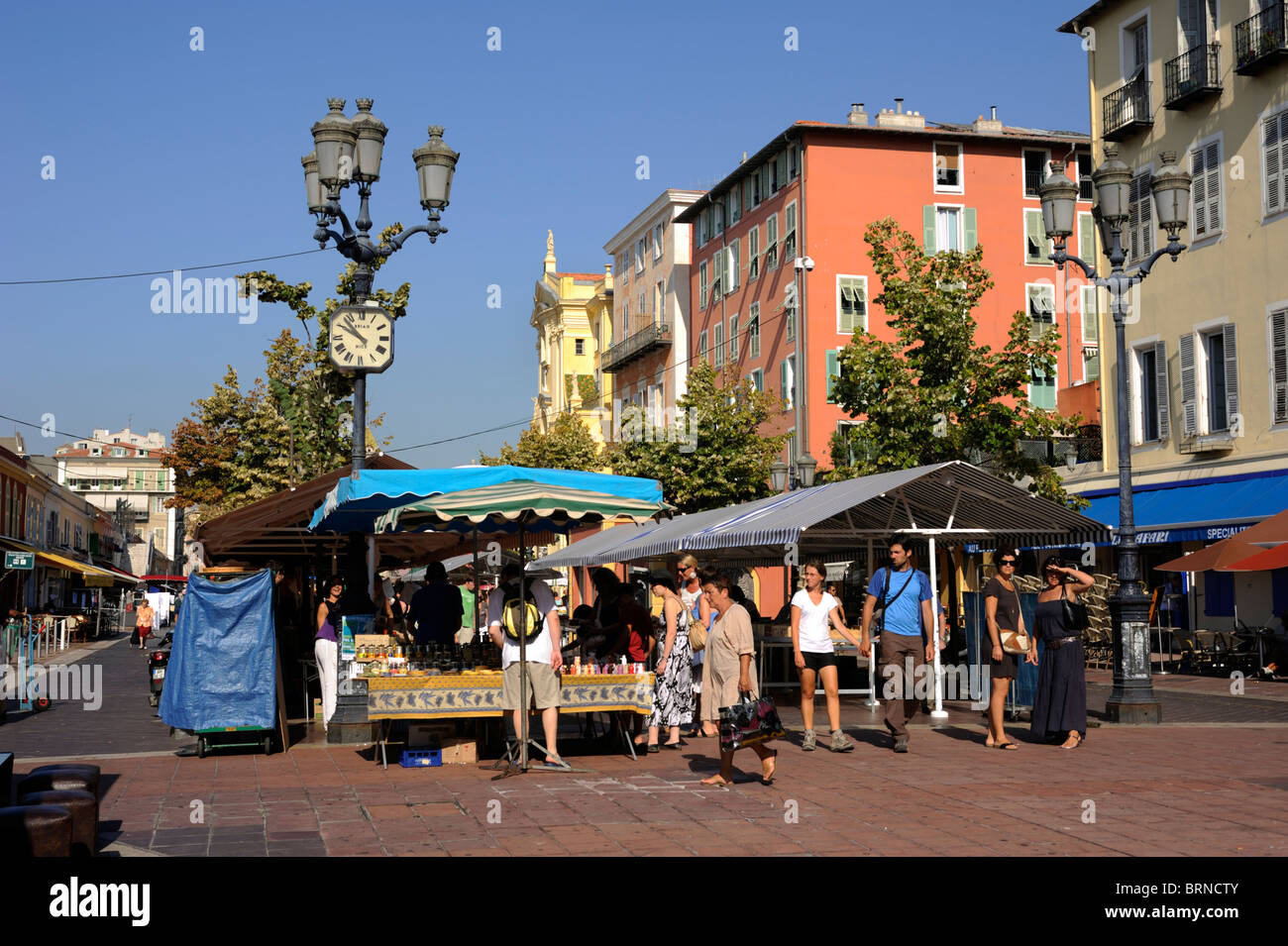 France, Nice, market Stock Photo