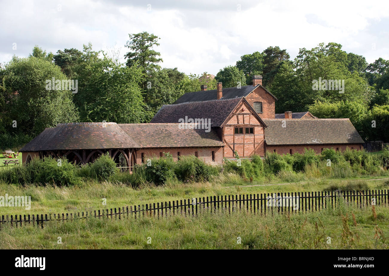 The Bordesley Abbey Visitors Centre , Bordesley, Redditch, Worcestershire Stock Photo