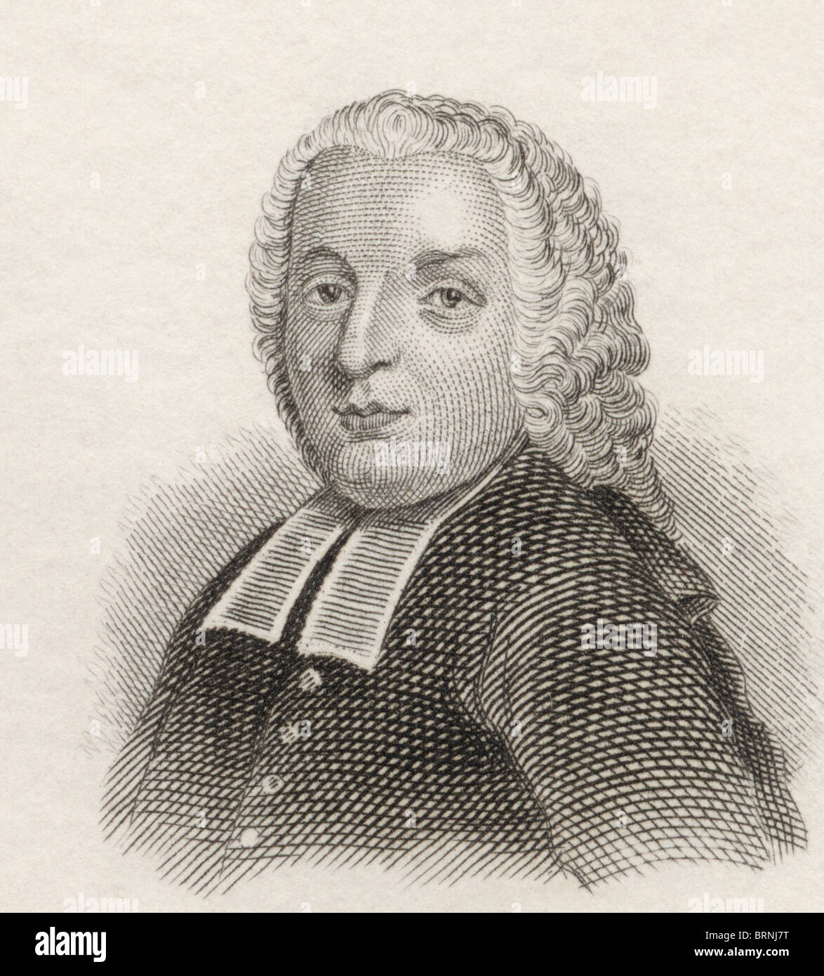 Pietro Antonio Domenico Trapassi, aka Metastasio, 1698 to 1782. Italian poet and librettist. Stock Photo
