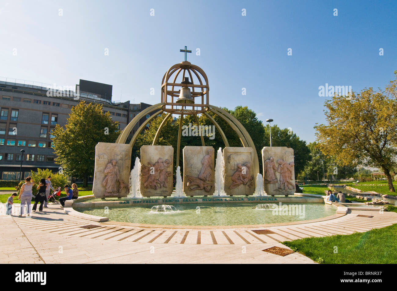 San Raffaele hospital, Milan, italy Stock Photo - Alamy