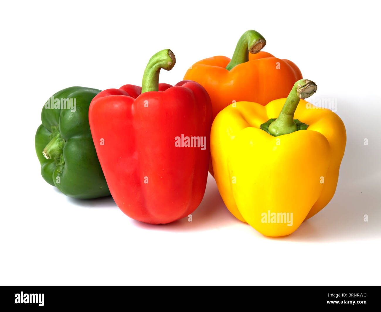 A selection of peppers in various colours Stock Photo - Alamy