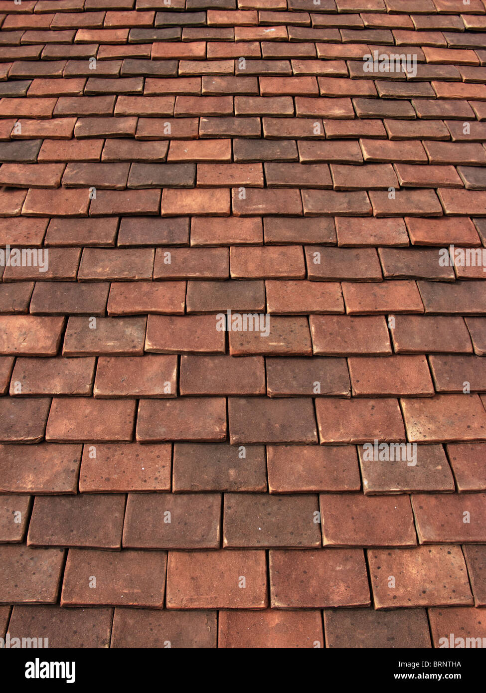 close up detail image of roof tiles Stock Photo