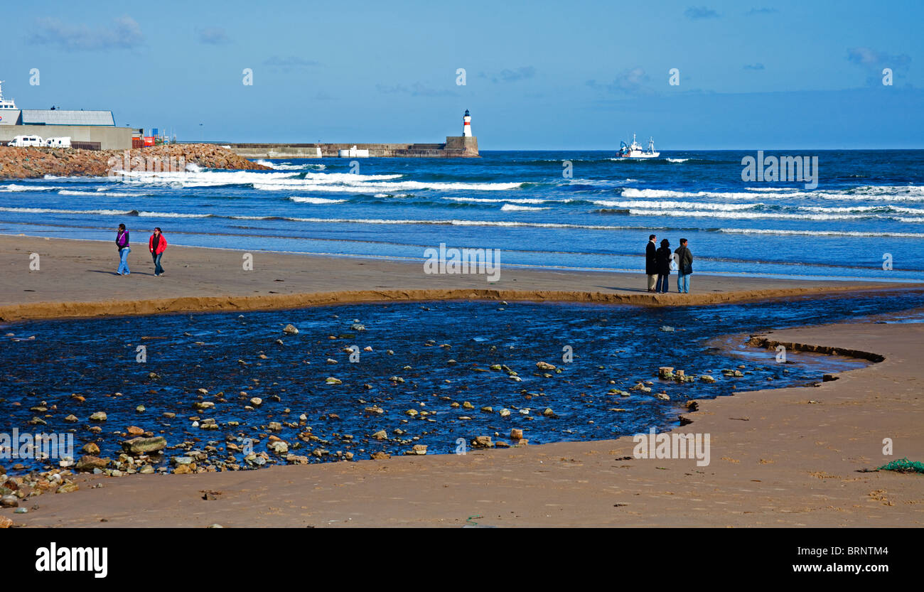 Fraserburgh beach, Scotland, UK, Europe Stock Photo