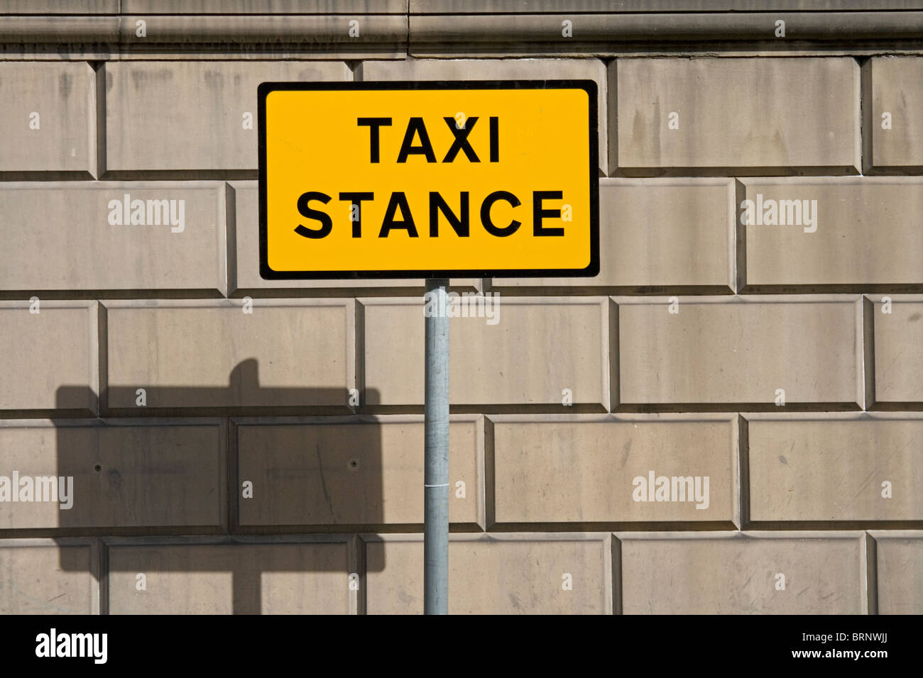 A sign for at taxi rank or stance, Edinburgh Scotland Stock Photo Alamy