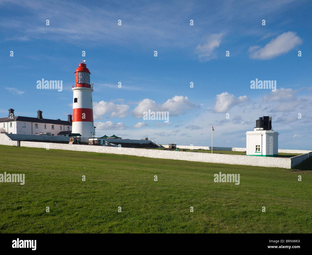 Souter Lighthouse Whitburn Tyne and Wear the fog horns are kept some