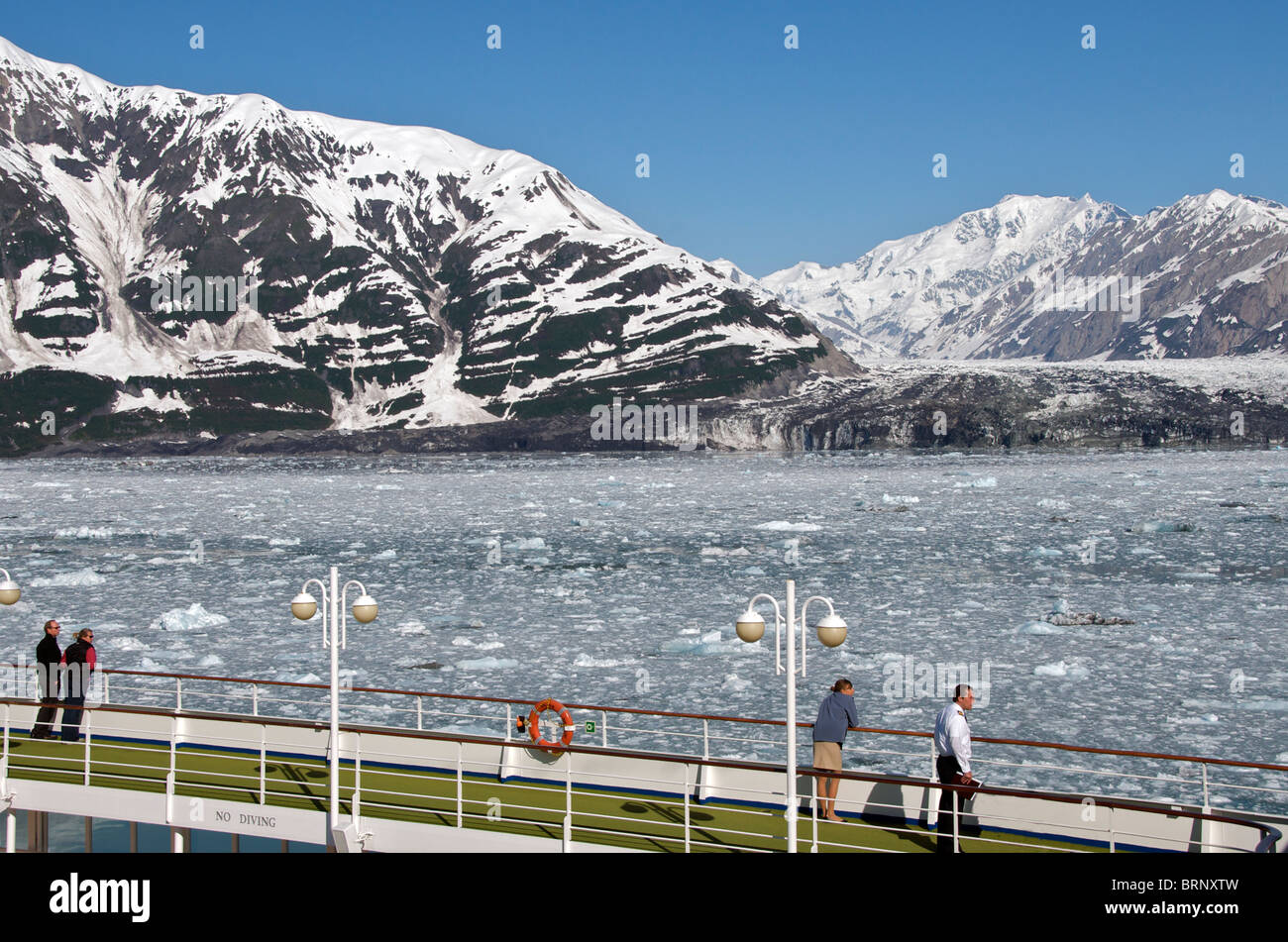 Cruising Disenchantment Bay with Turner Glacier Inside Passage Alaska USA Stock Photo