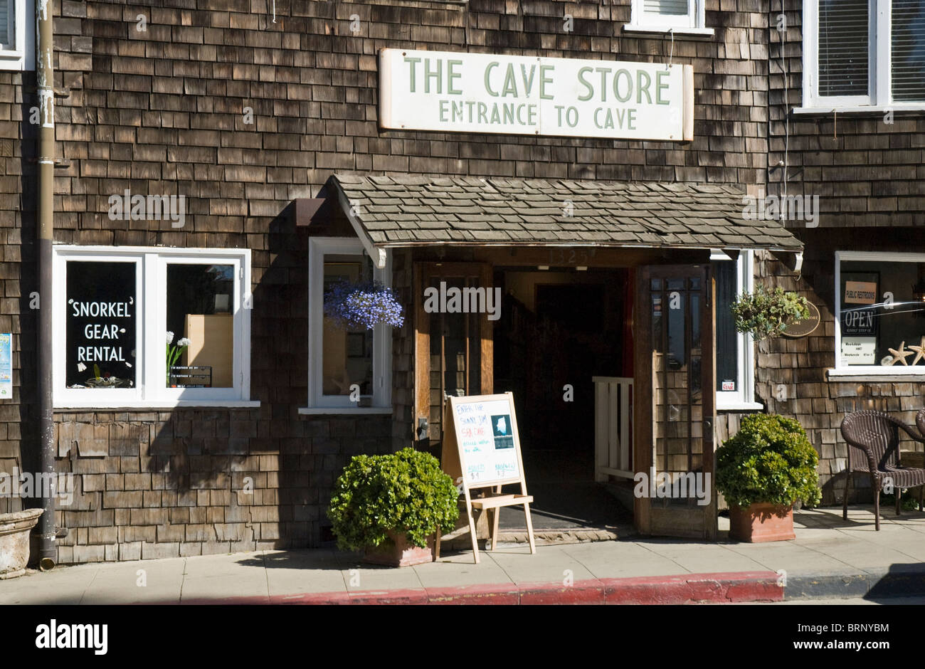 The Cave Store, entrance to Sunny Jim's Cave, at La Jolla, California