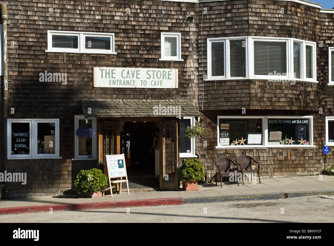 The Cave Store, entrance to Sunny Jim's Cave, at La Jolla, California