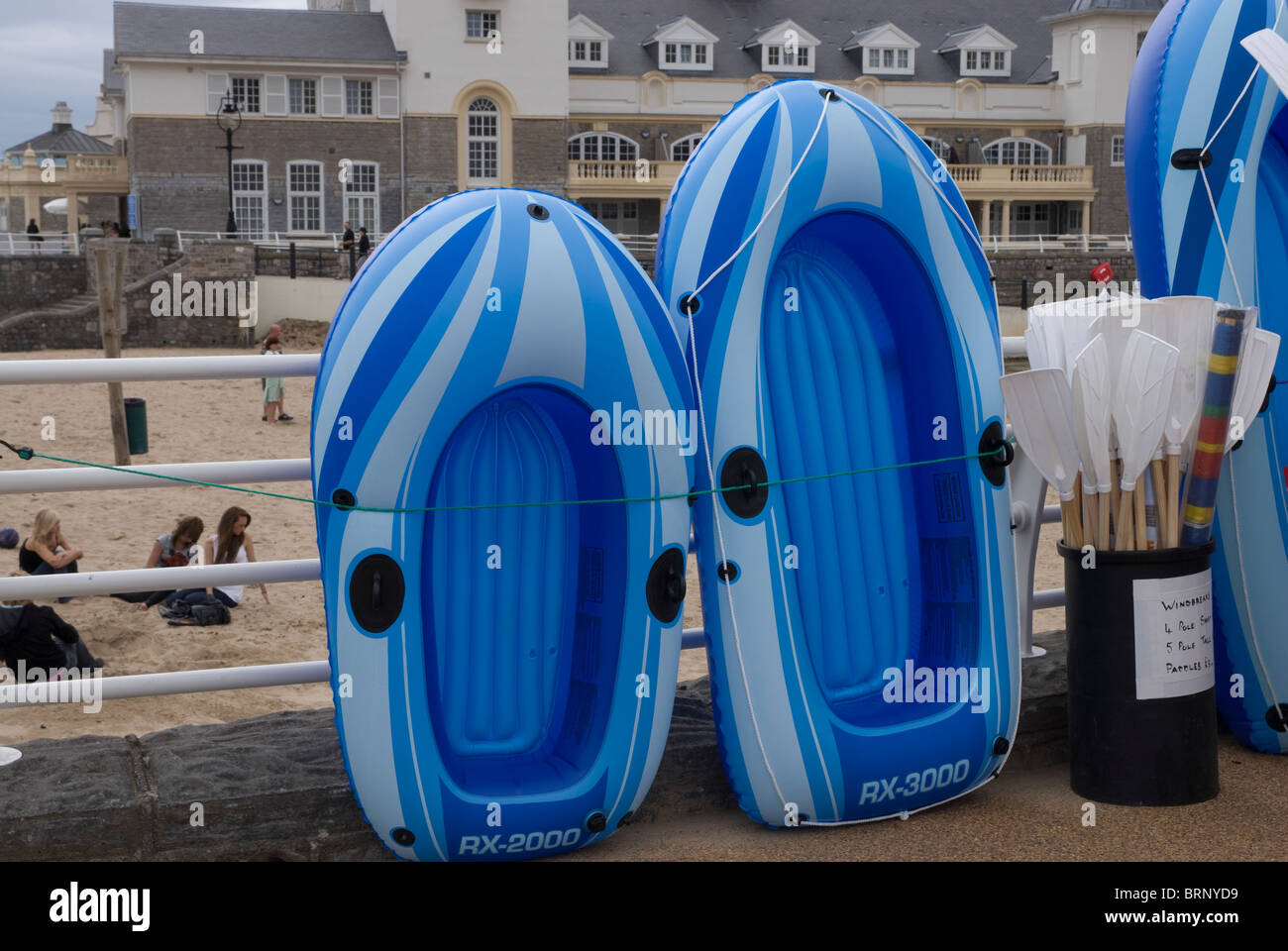 Dinghies for sale from a seaside stall Weston Super Mare, Somerset England UK Stock Photo Alamy
